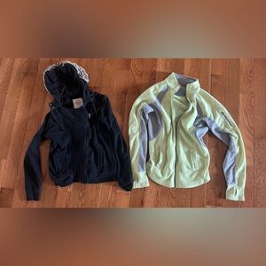 SO Women's Black and Light Green Jackets